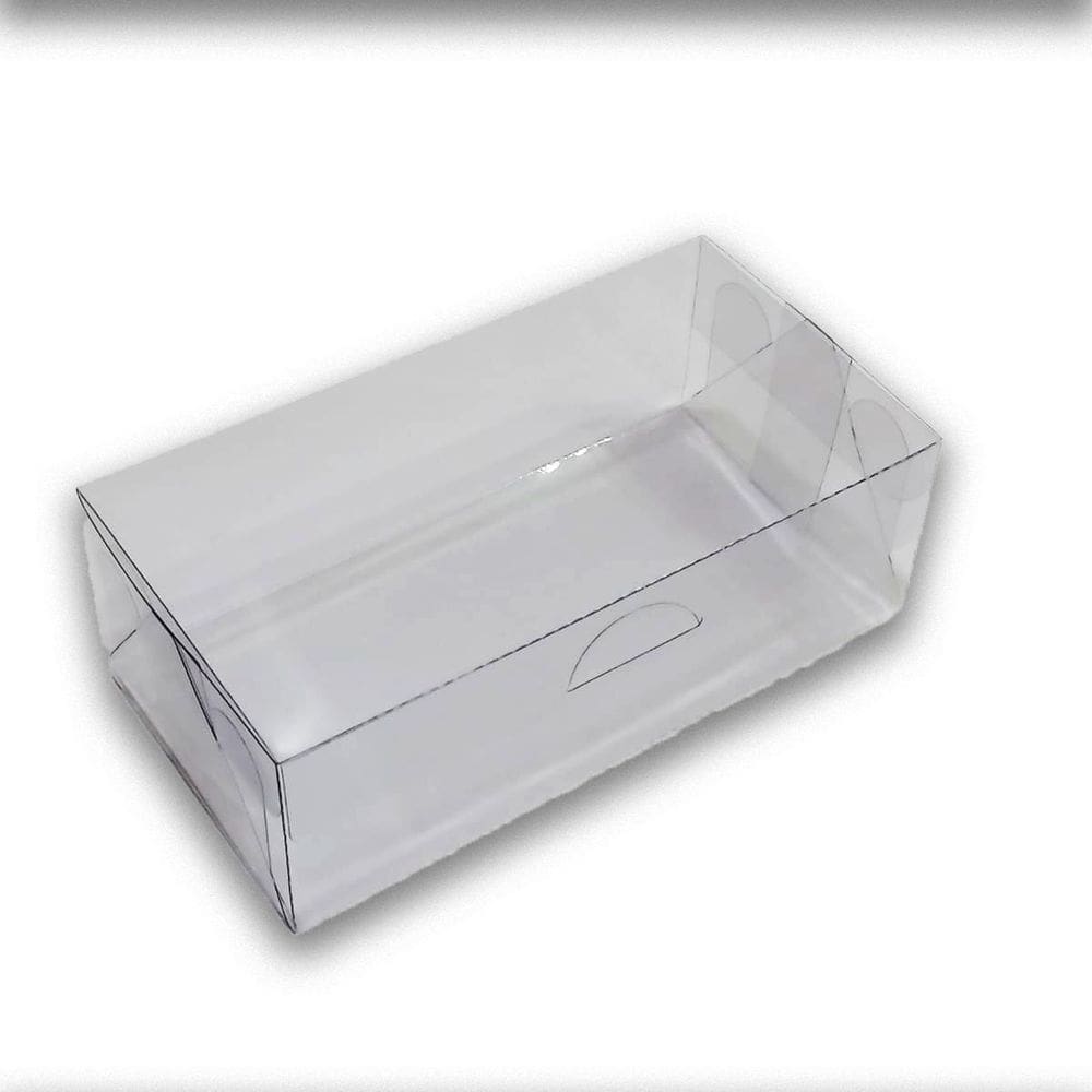 10 Caixa Para 8 Brigadeiros Com Berço, Transparente, Acetato