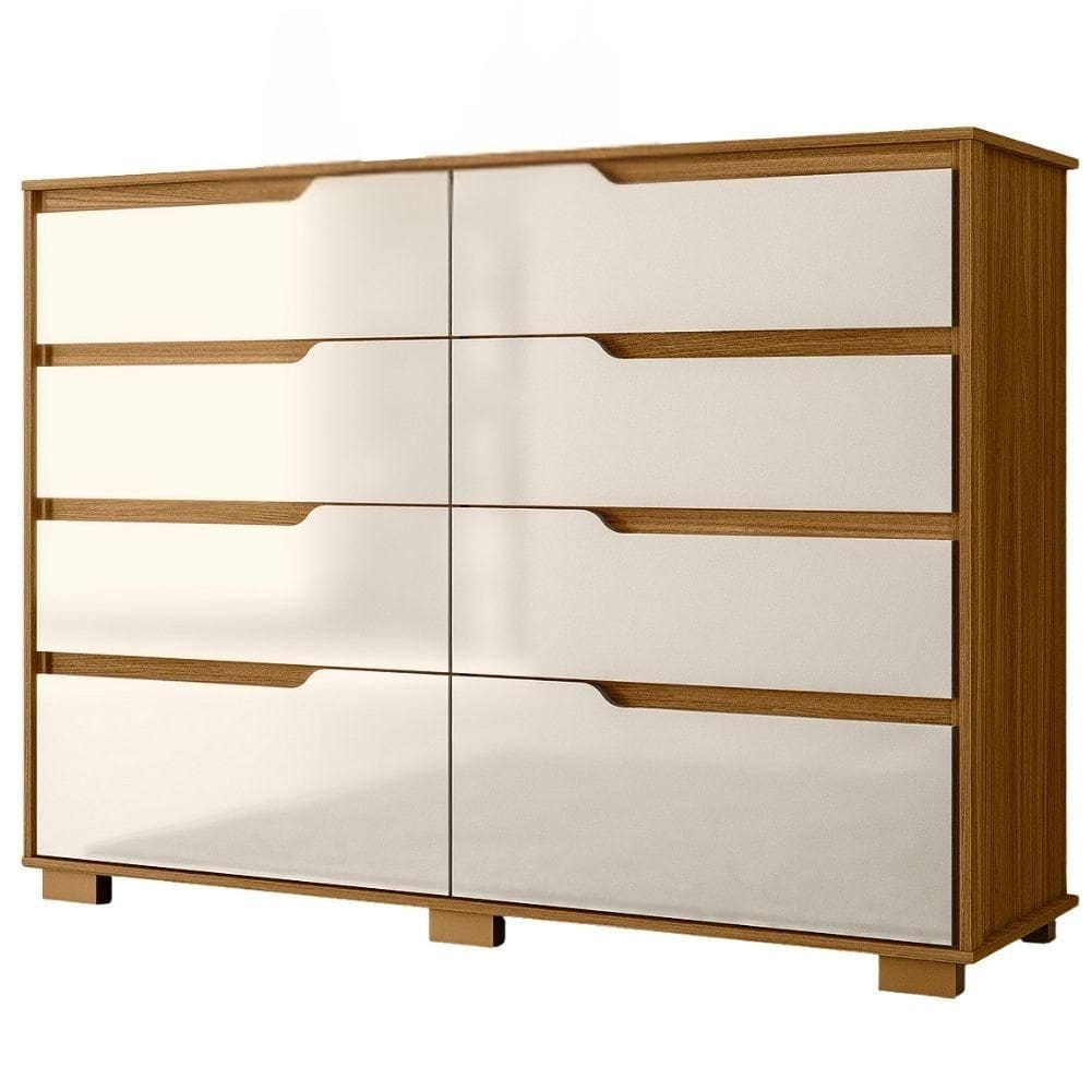 Comoda Georgia 8 Gavetas 147 cm Moval