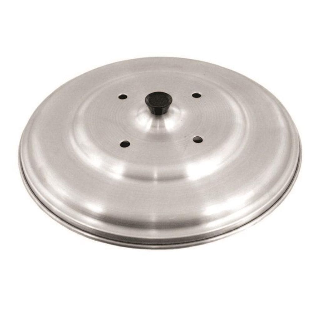 Tampa De Pizza 36Cm Com Furo - Alumínio - Doupan