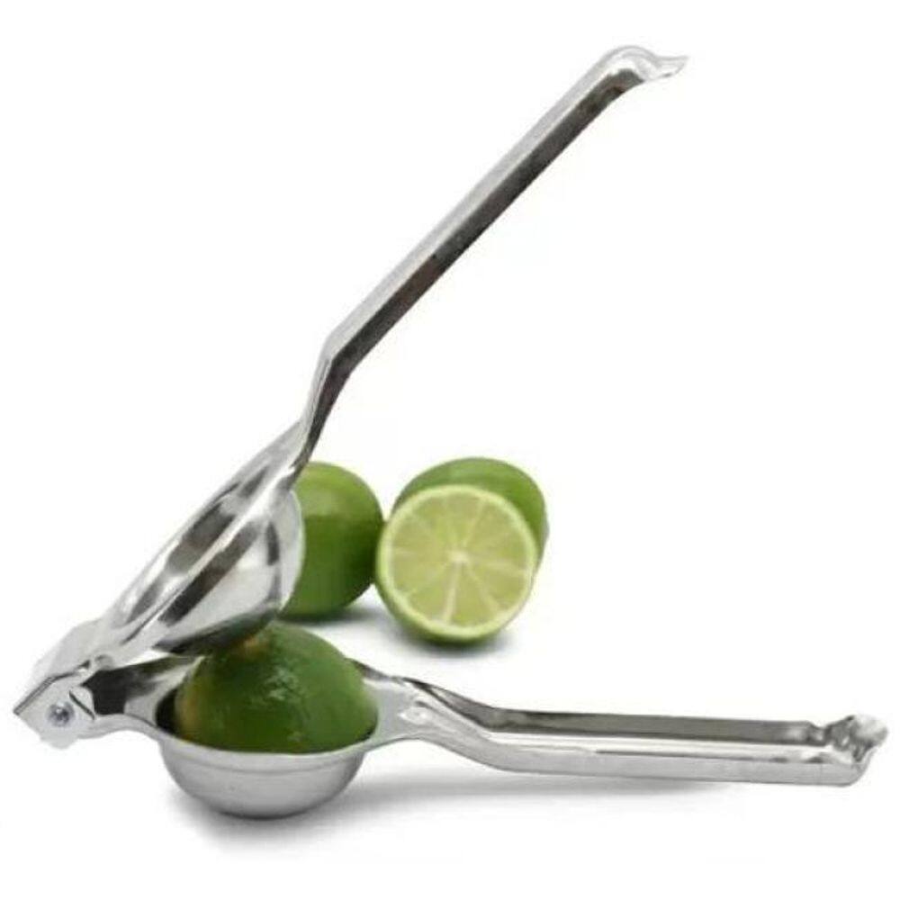 Espremedor De Limão Em Aço Inox Coquetel Cozinha Bebida