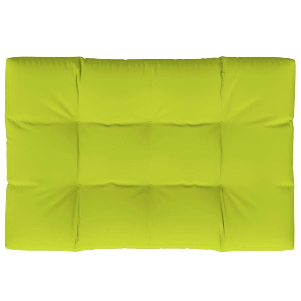 Almofada de paletes VidaXL Verde Brilhante Interior/Exterior 120x80x12cm