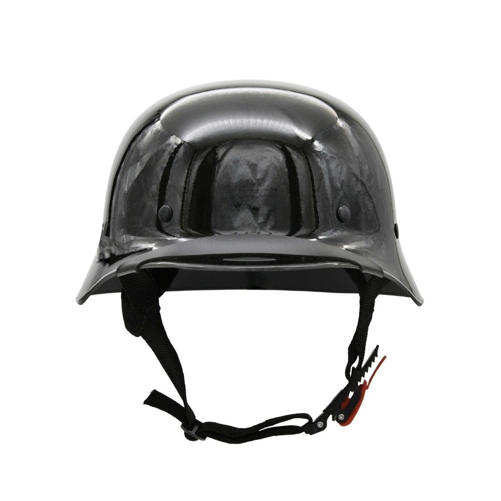 Capacete Bike/Scooter Br101 Alemão War Preto Brilho Pp