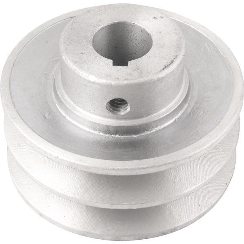 Polia Alumínio 2 Canais Perfil A 80Mm Com Furo 3/4 Vonder