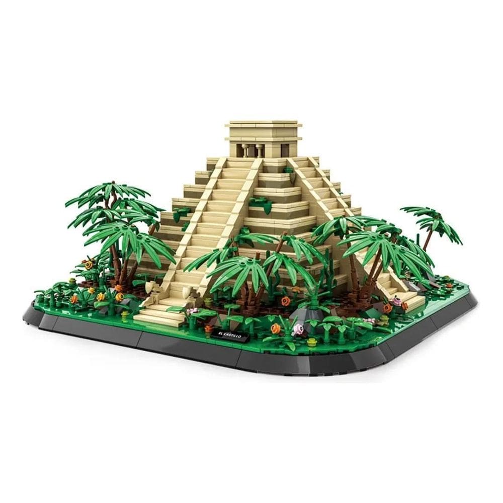 Blocos De Montar Pirâmide Maia De Kukulcán México