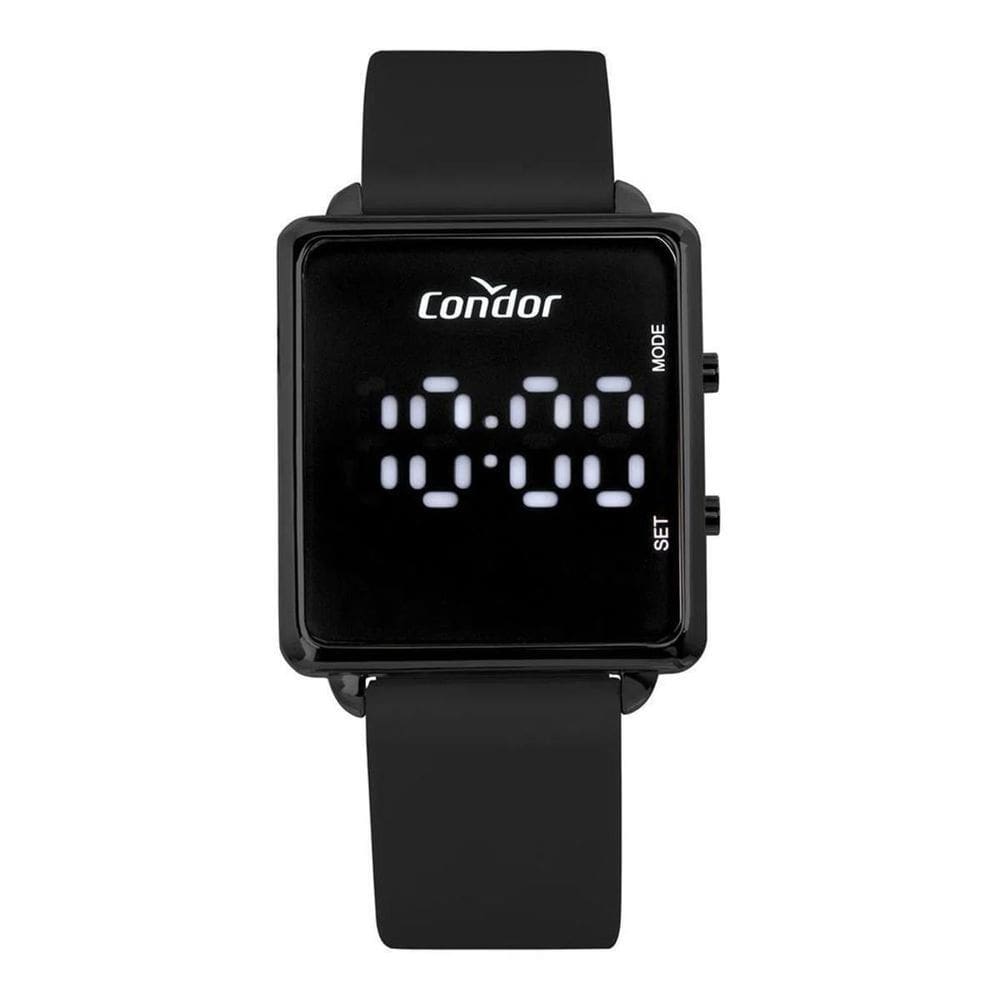 Relógio Digital Condor Unissex Elegant Preto Comd1202Ais/5P
