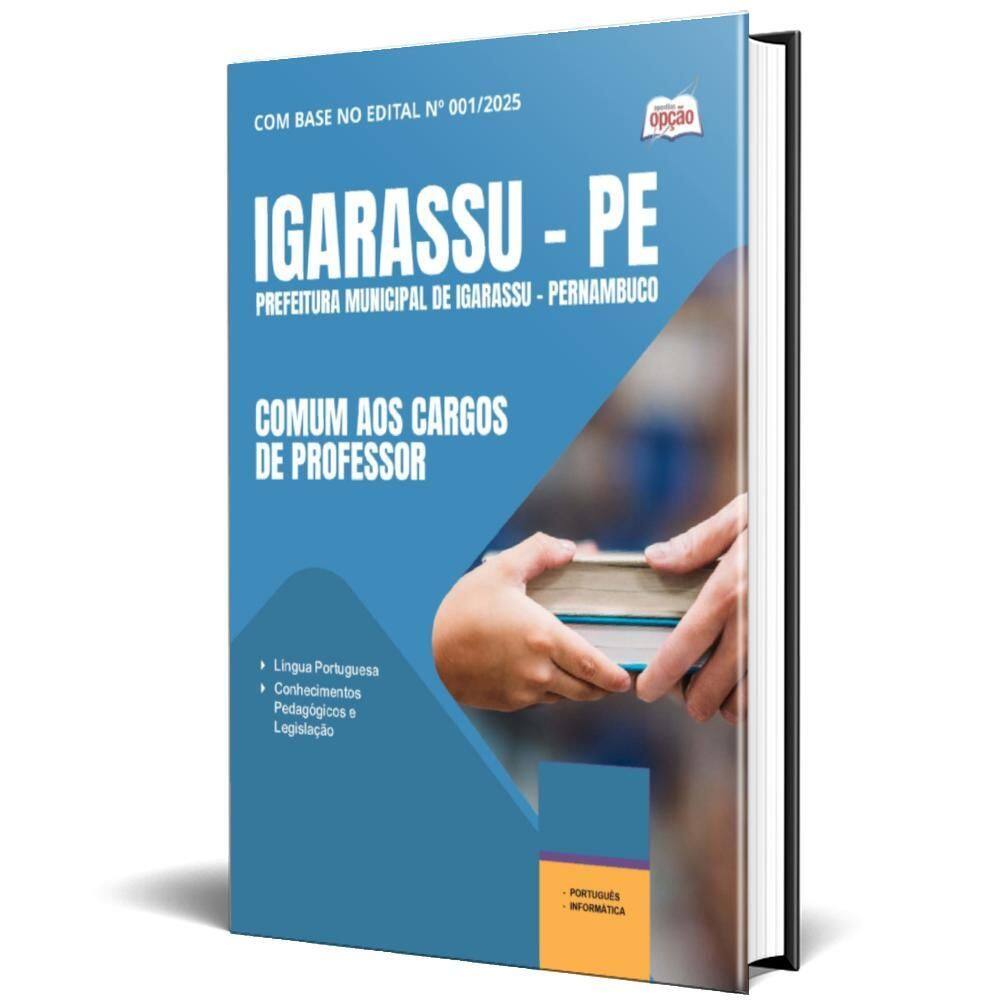 Apostila Prefeitura Igarassu Pe 2025 Comum Aos Cargos
