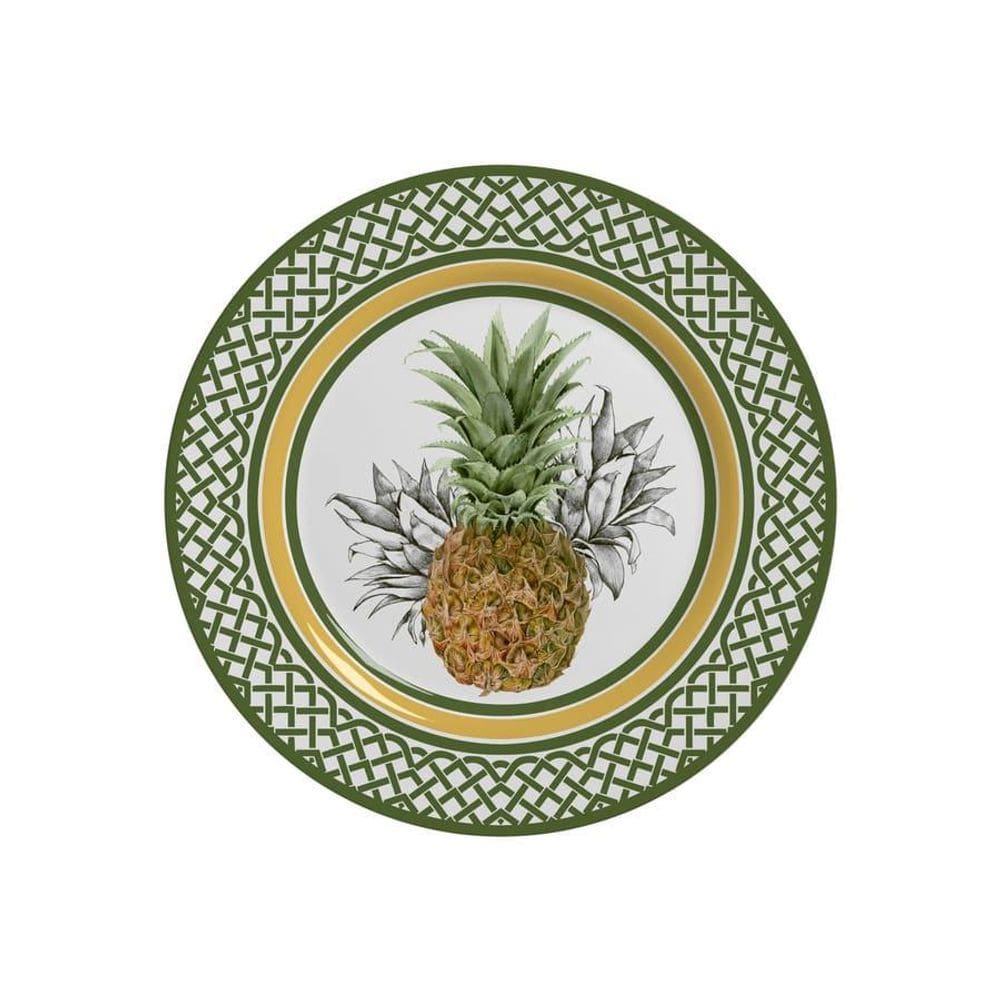 Conjunto Com 6 Pratos De Sobremesa Pineapple 21Cm