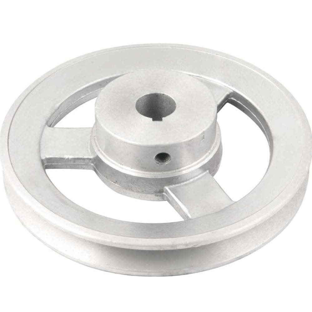 Polia Alumínio 1 Canal Perfil A 150Mm Com Furo 3/4 - Vonder