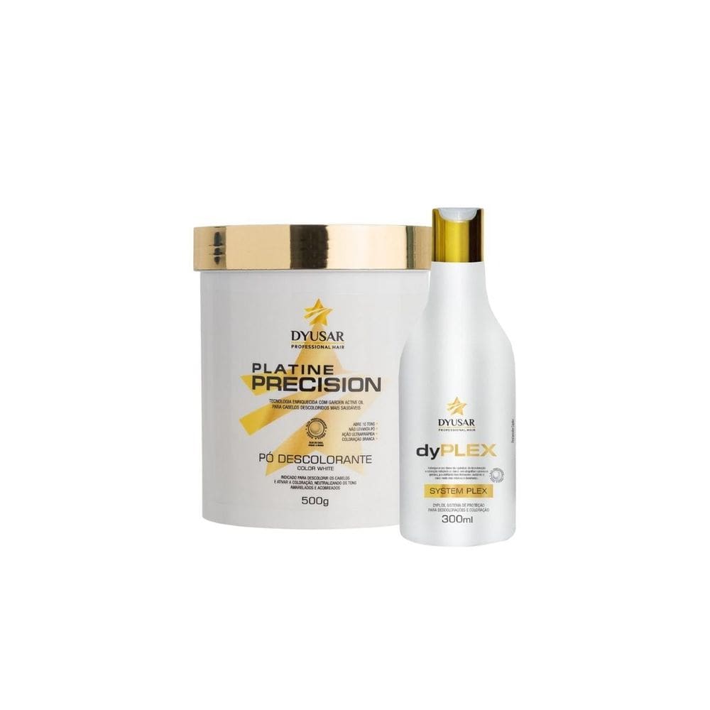 Kit Descoloração Pó Descolorante Branco E Plex