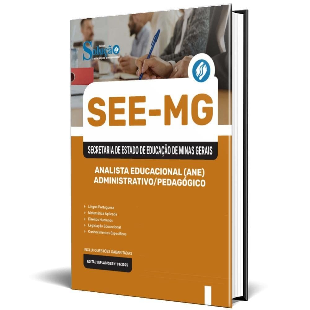 Apostila See Mg 2025 Analista Educacional Ane