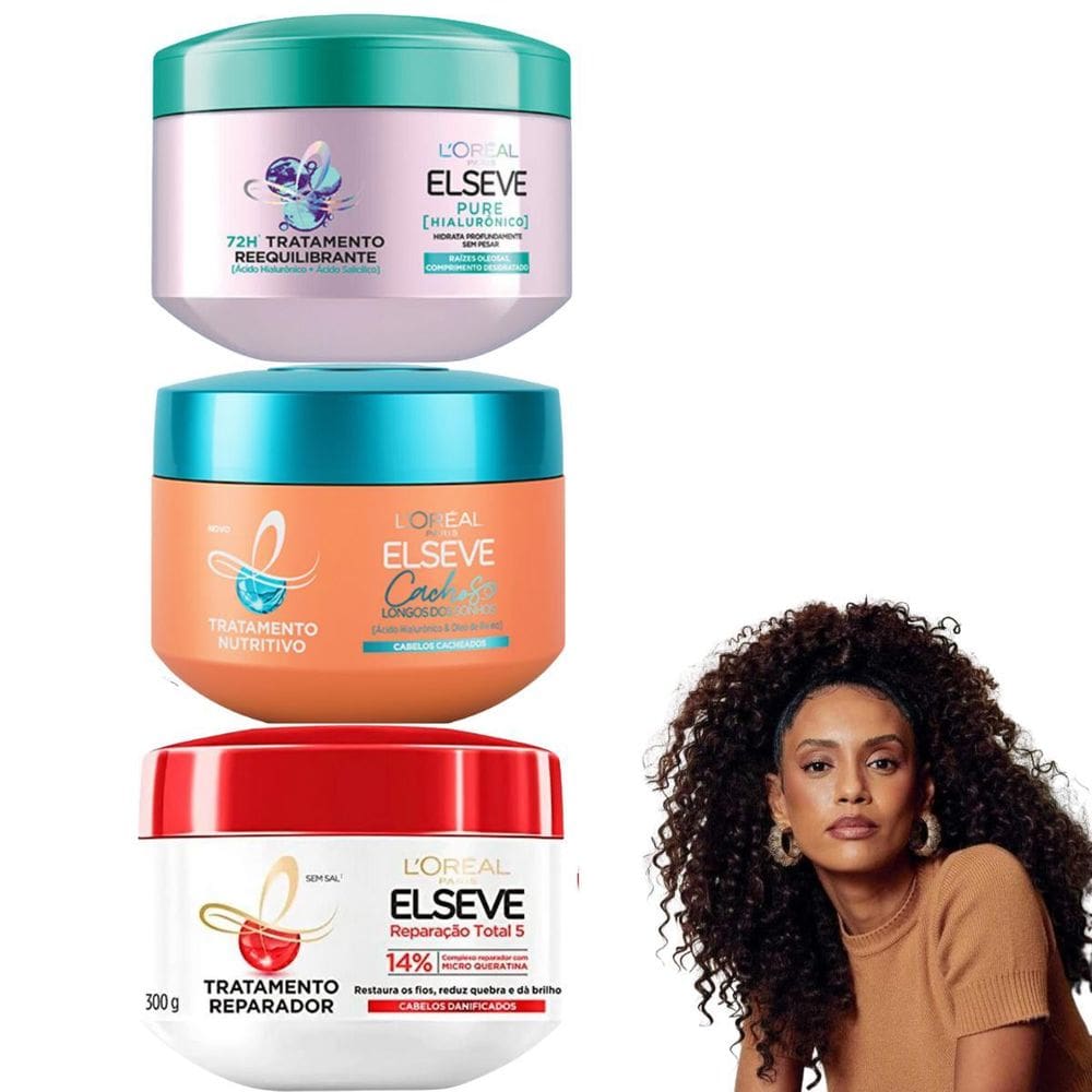 Cronograma Elseve Hidratação Nutrição Reconstrução Reparação