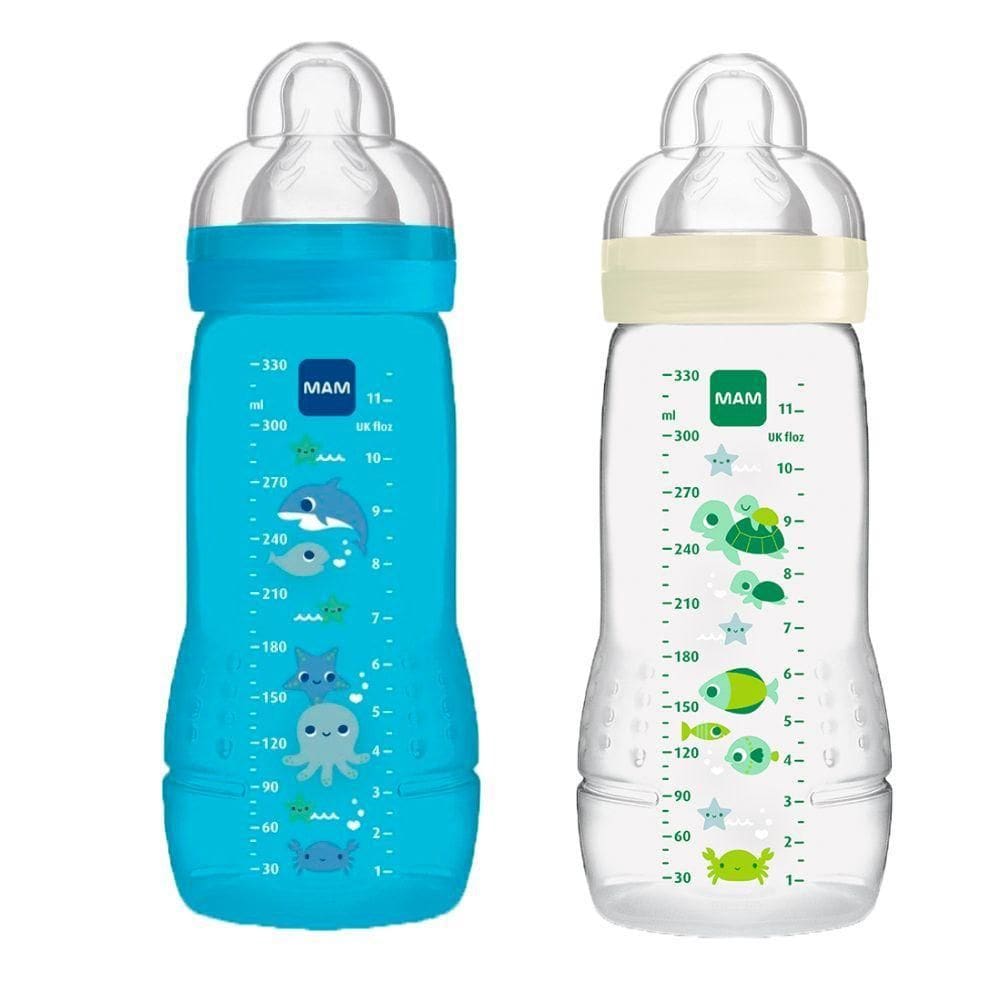 Kit 2 Mamadeira Mam Easy Active - 330Ml  4+ Meses