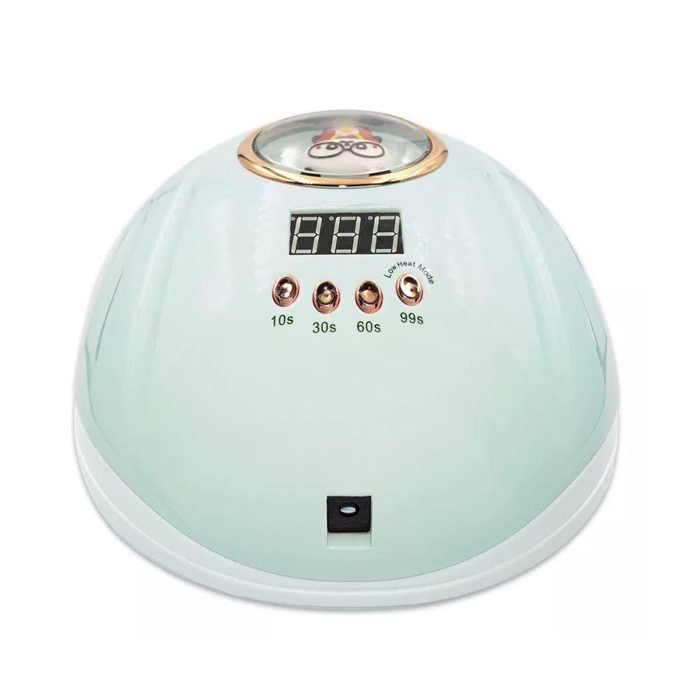 Cabine Seca Esmalte Maquina Unha Gel Alongamento Sun S8 Verde água