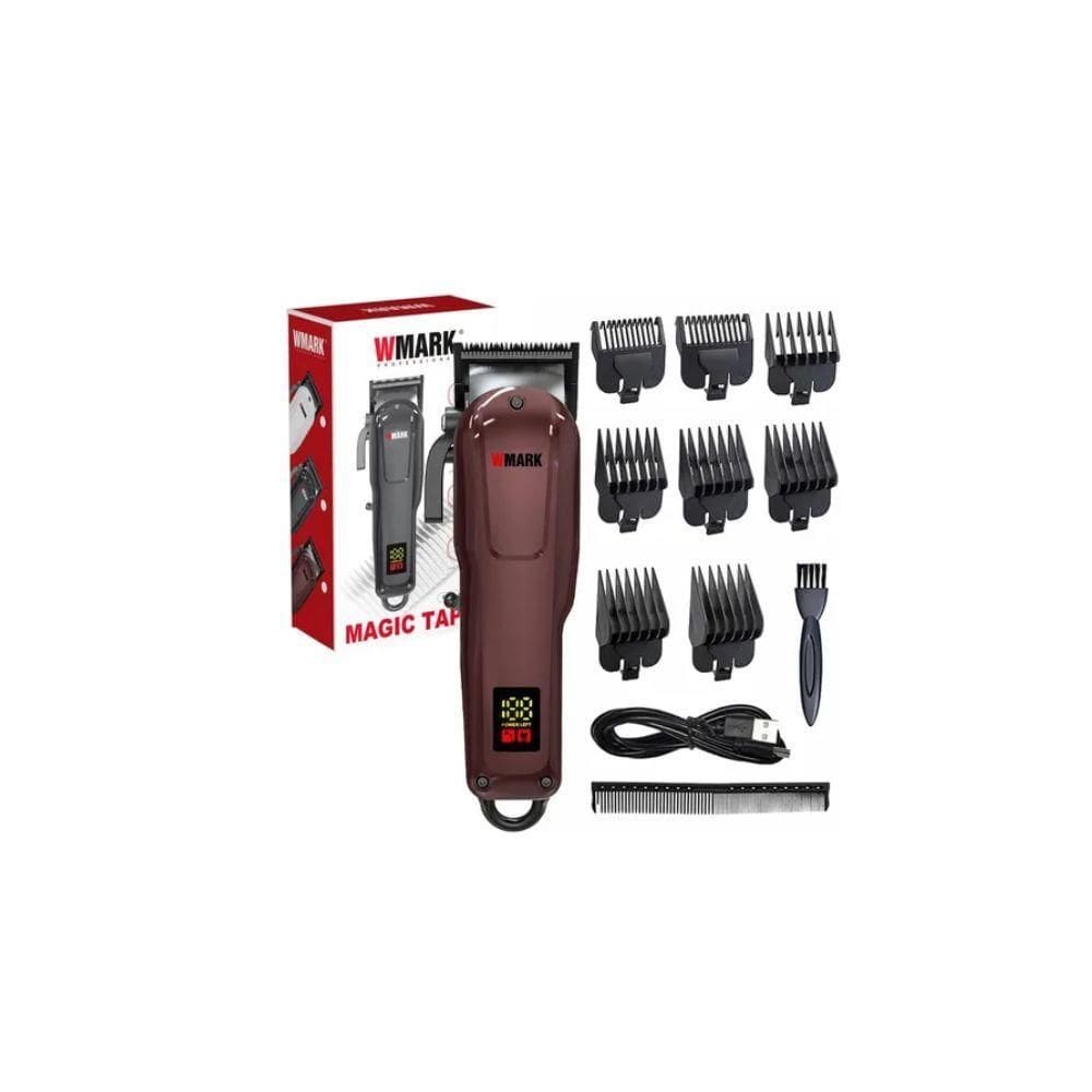 Maquina Wmark Cortar Cabelo Ng1001 Profissional Vermelha