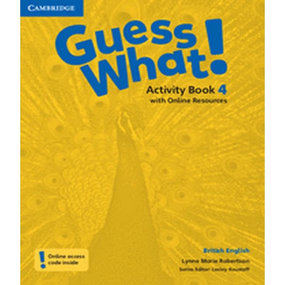 Livro Guess What 4 - Activity Book With Online Resources