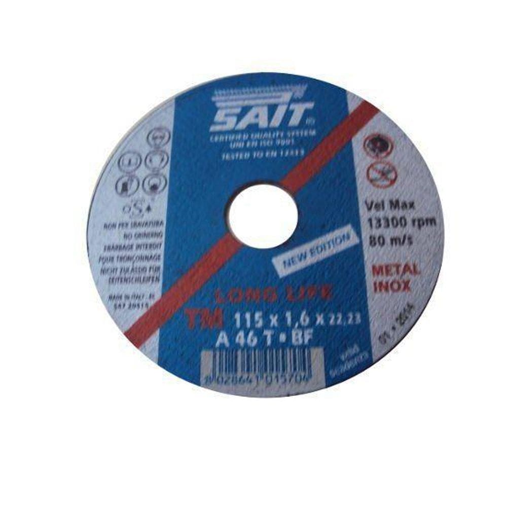 Disco Corte 115X1,6X22,2 A46R - Sait
