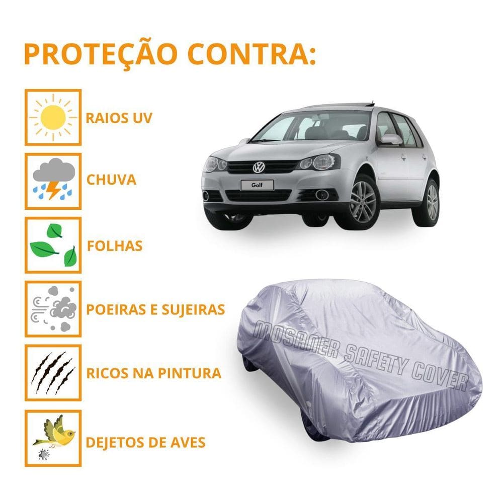 Capa Cobrir Carro Golf Proteção Com Qualidade Impermeável