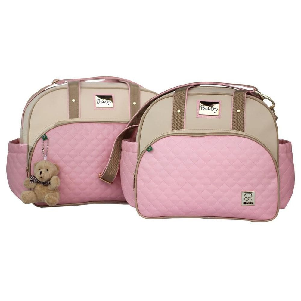 Kit Bolsas Bebe Maternidade Elegance Enxoval Miellu Bolsas