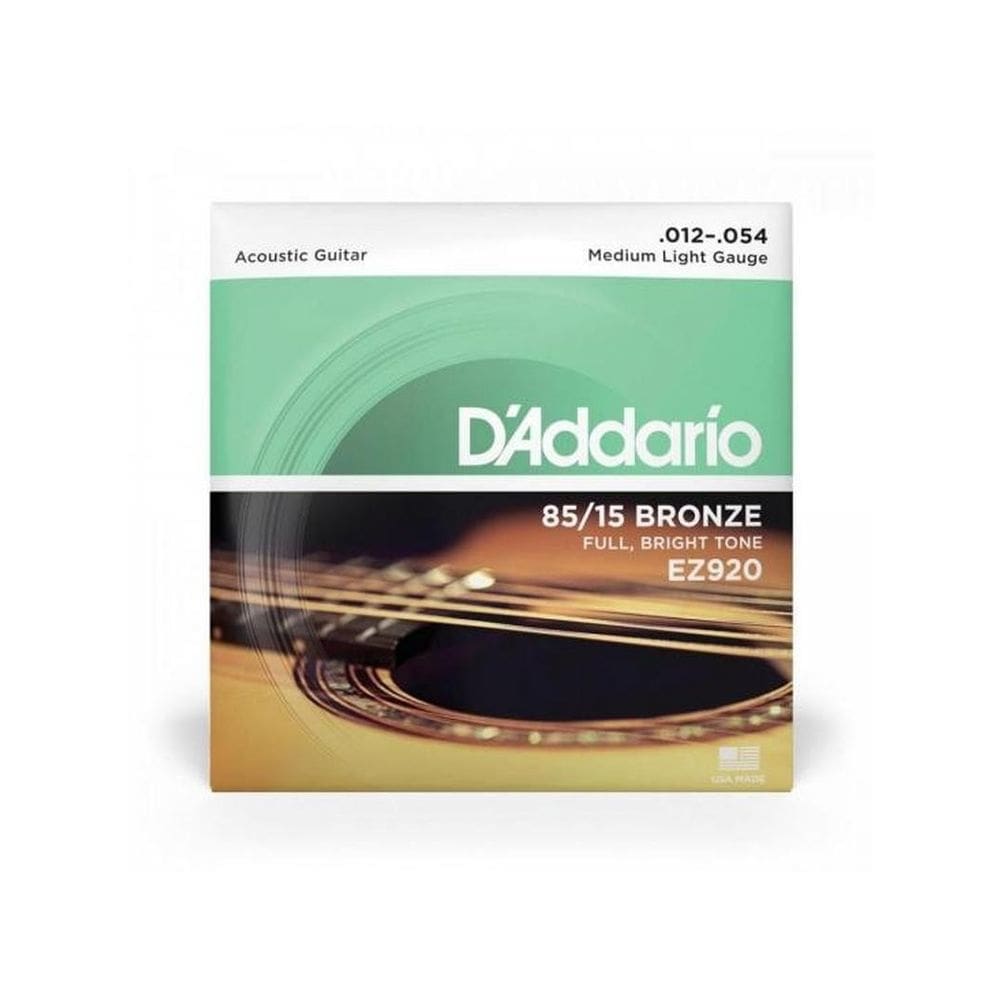 Encordoamento Violão Aço .012-.054 85/15 Bronze Ez920-B D