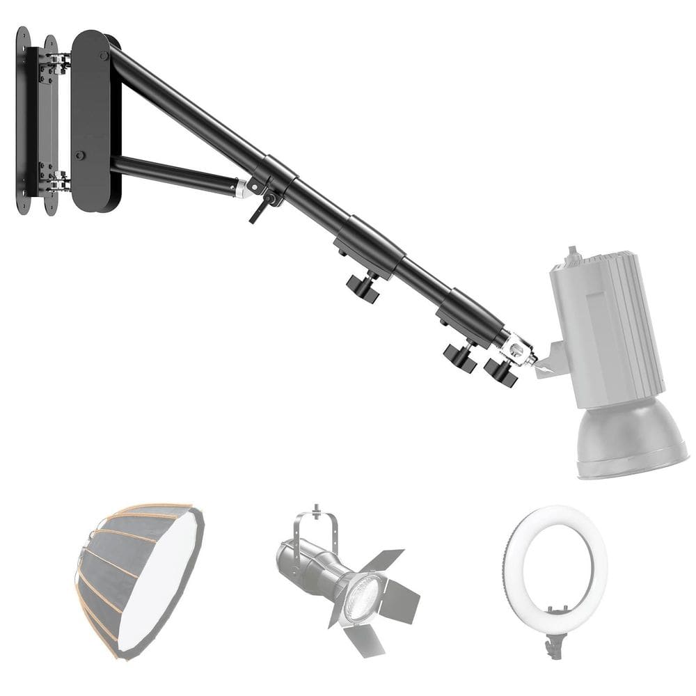 Braço Suporte De Parede K180 Para Estúdio Fotográfico 180Cm
