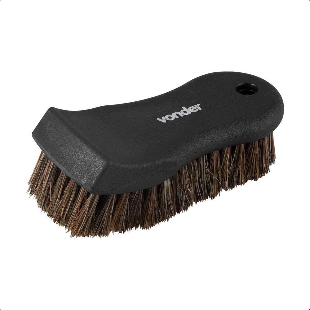 Escova Para Limpeza De Couro Automotivo Cerdas Macias