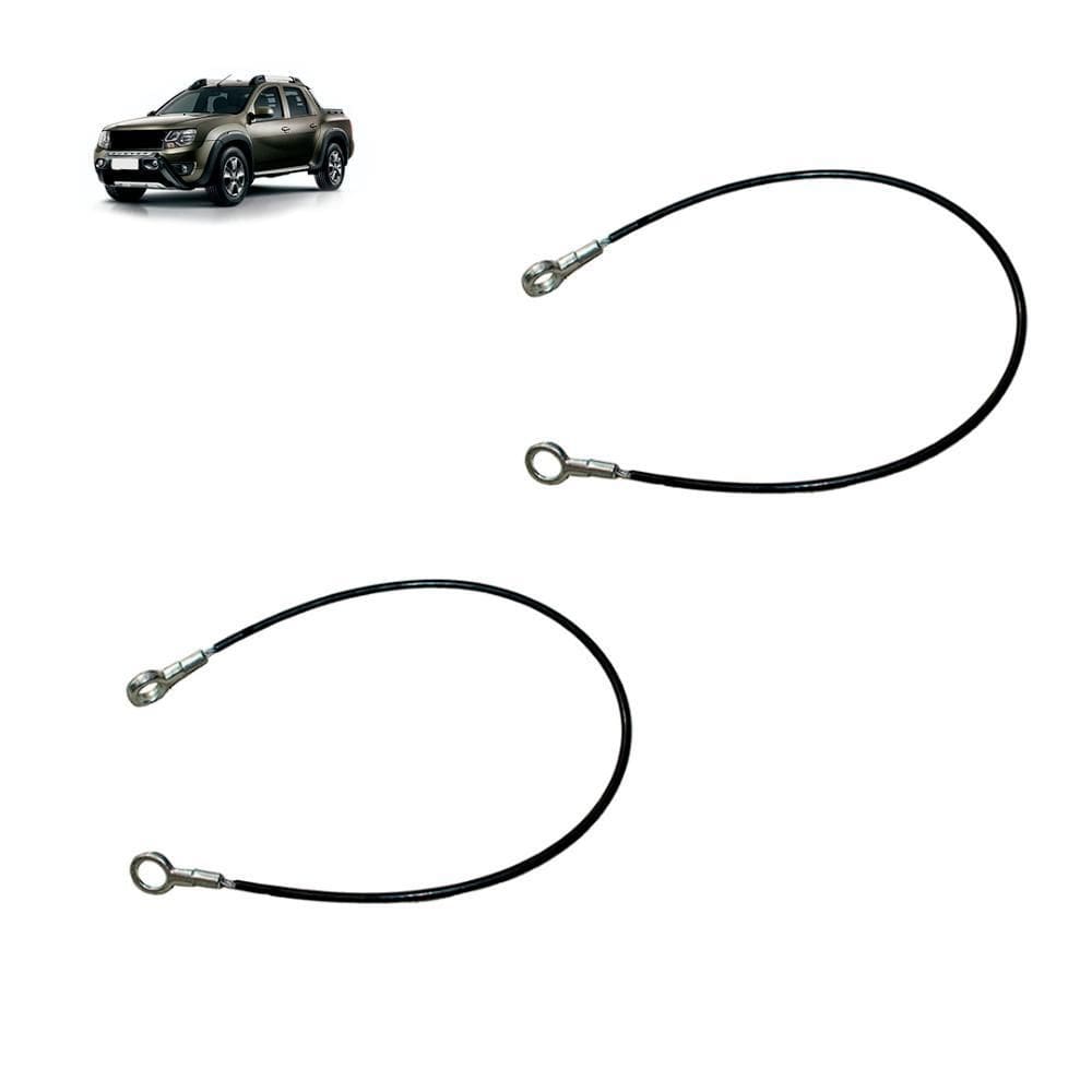 Par Cabo Caçamba Tampa Traseira Oroch 2015 Em Diante