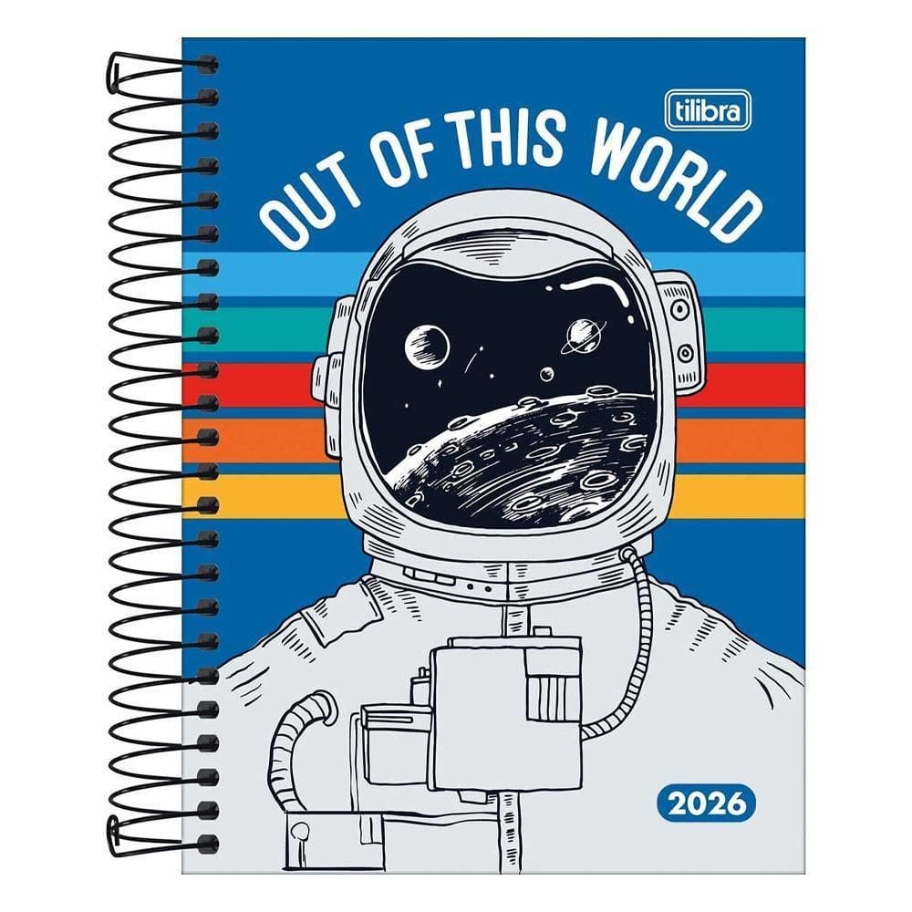 Agenda Diária 2026 Esp M4 160Fls Pepper Astronauta Tilibra