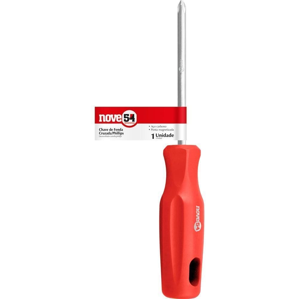 Chave Phillips 1/8X2 N.0 Aço Carbono - Nove54