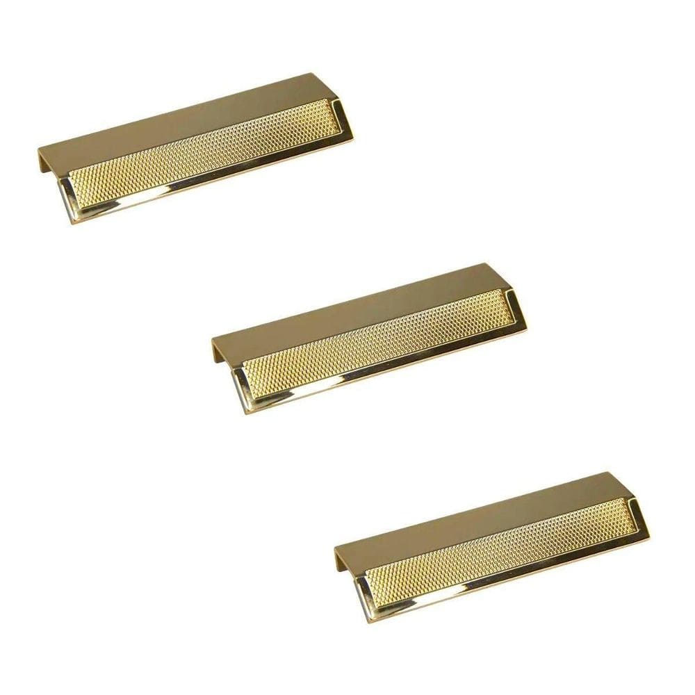 Kit 3 Puxador Citizen 45 Graus G Gold Dourado Brilhante