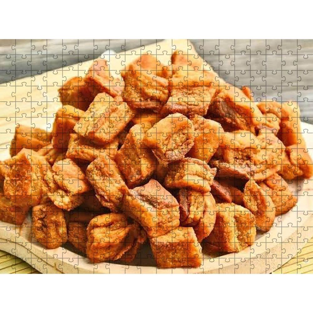 Quebra-Cabeça Comida De Boteco Torresmo De 300 Peças Em Mdf