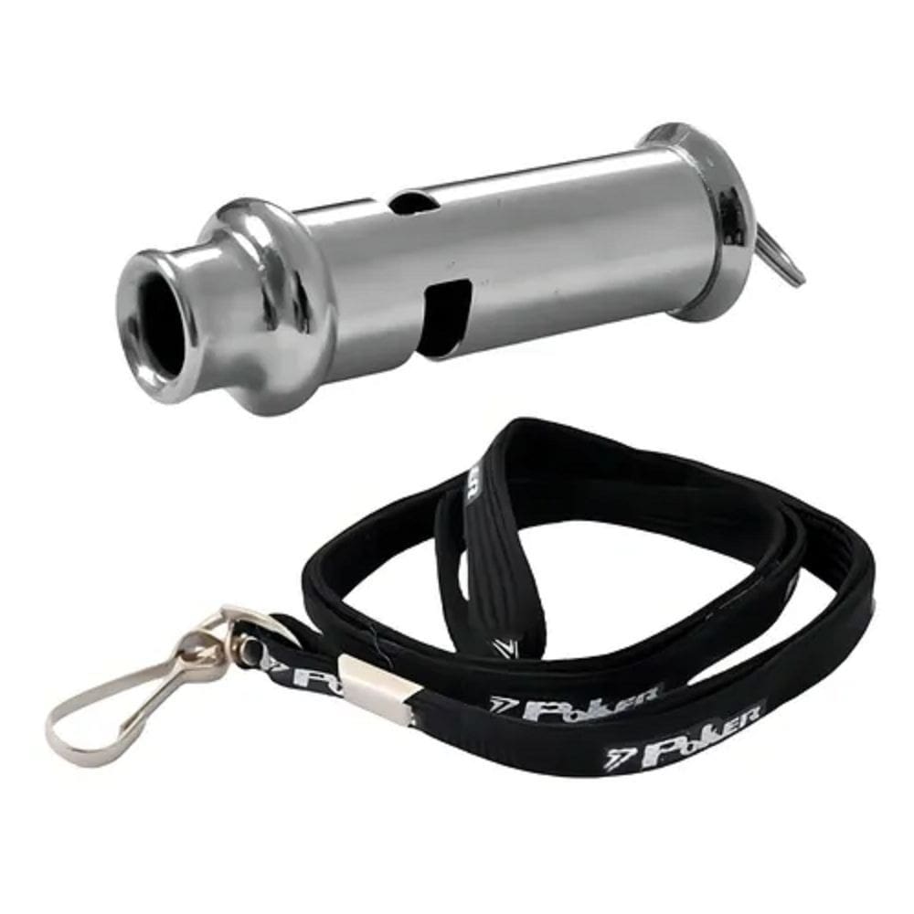 Apito Mesário em Metal - Poker