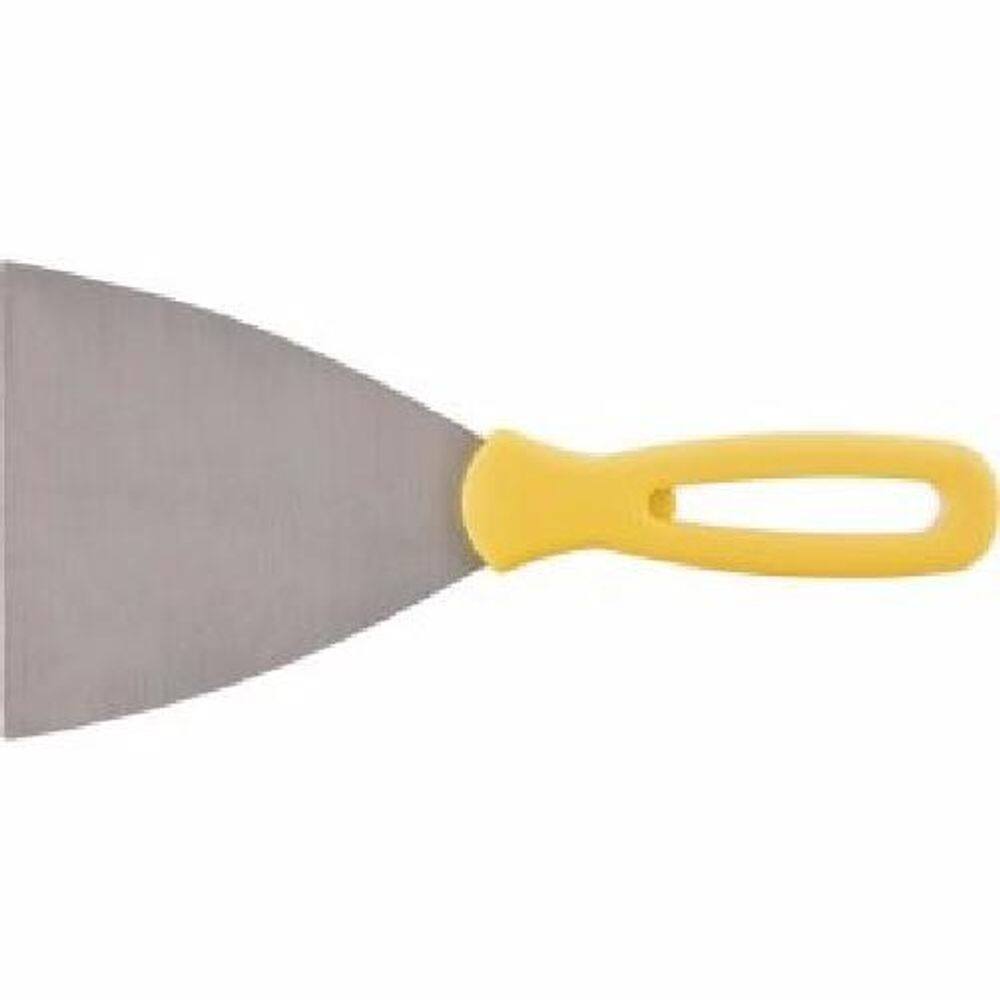 Espátula 4  Cabo Plástico Massa Corrida Raspagem Vonder