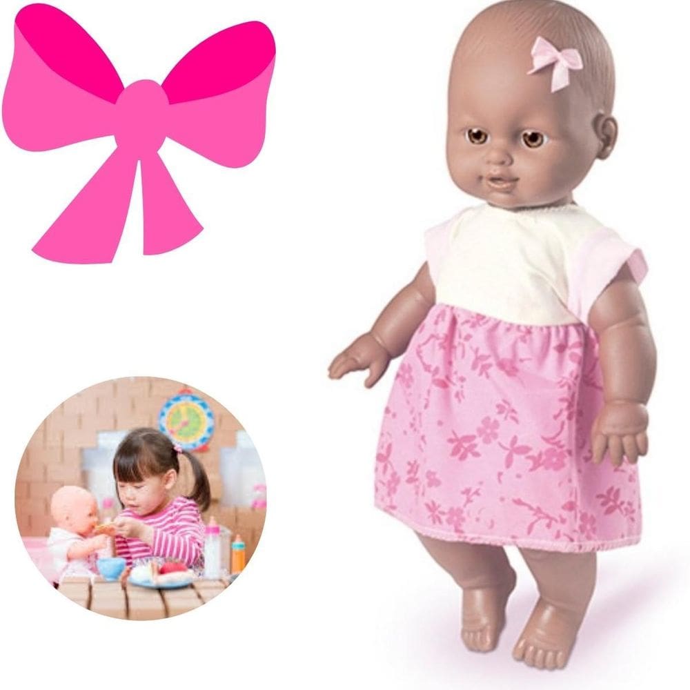 Boneca Afro Lacinho Ideal Para Presente