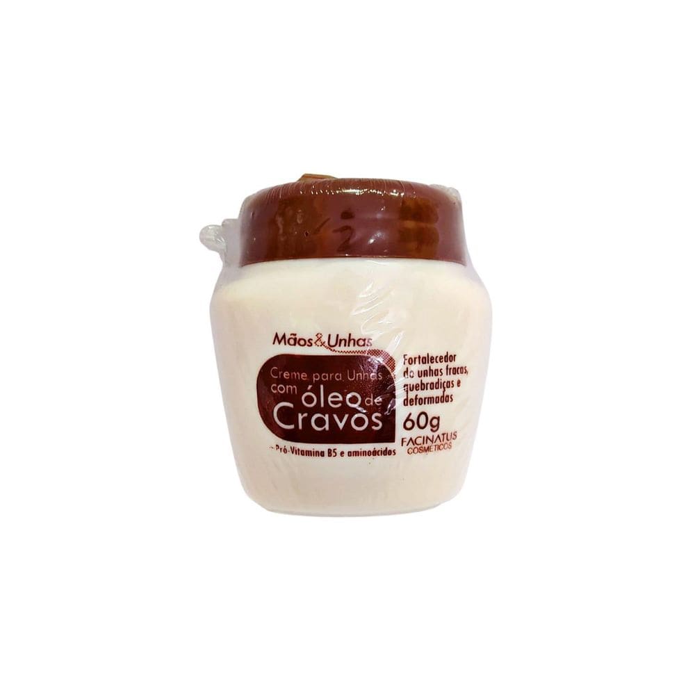 Creme Com Óleo De Cravos Para Unhas Facinatus Cosméticos