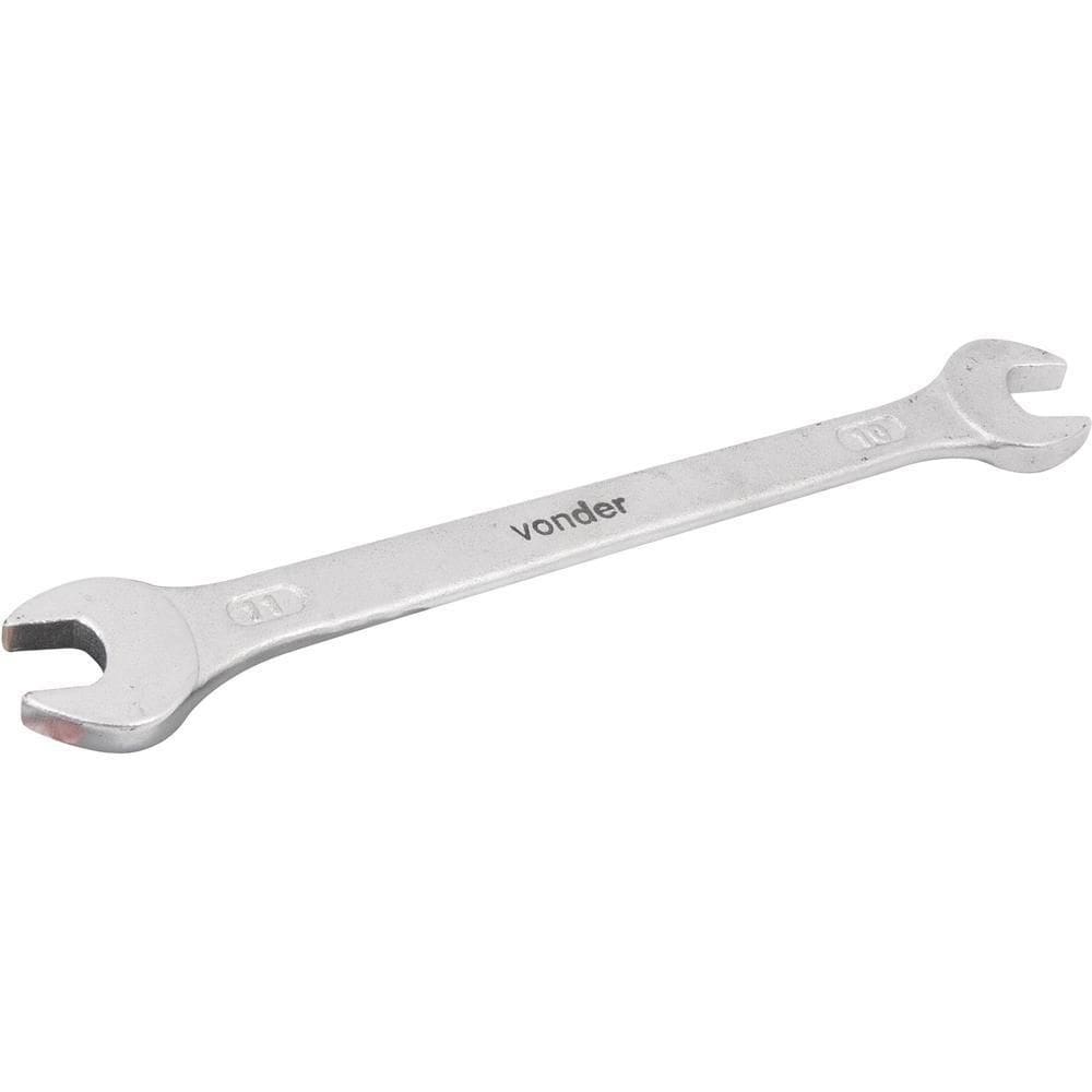 Chave Fixa 10 Mm X 11 Mm Em Aço Cromo Vanádio Vonder