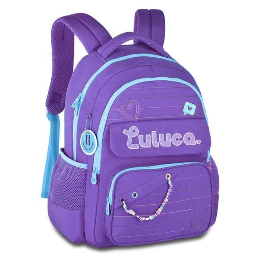 Mochila De Costas Em Crinkle Oficial Luluca Lu24610