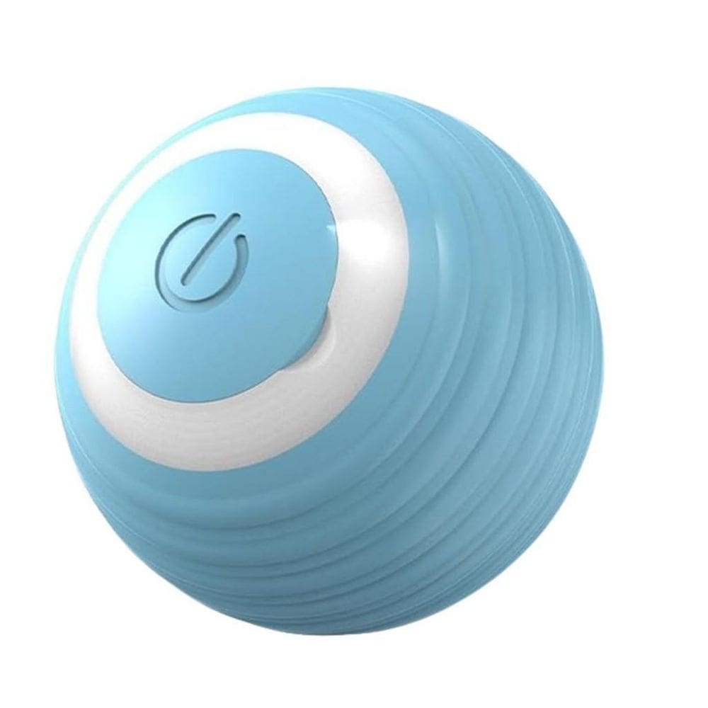 Bola Interativa Giratória Inteligente Para Gato Pet Azul