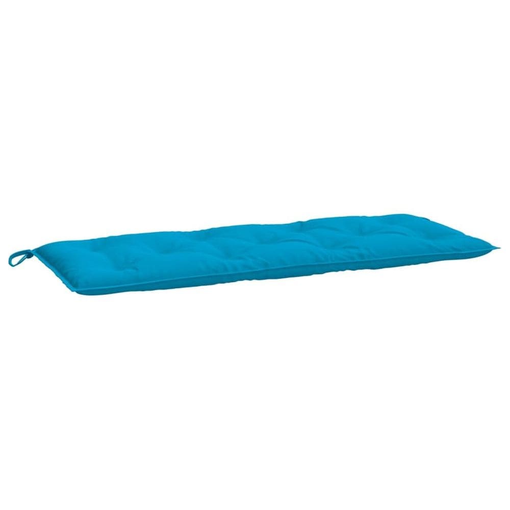 Almofada de banco de jardim VidaXL Tecido Oxford azul claro 120x50x7cm