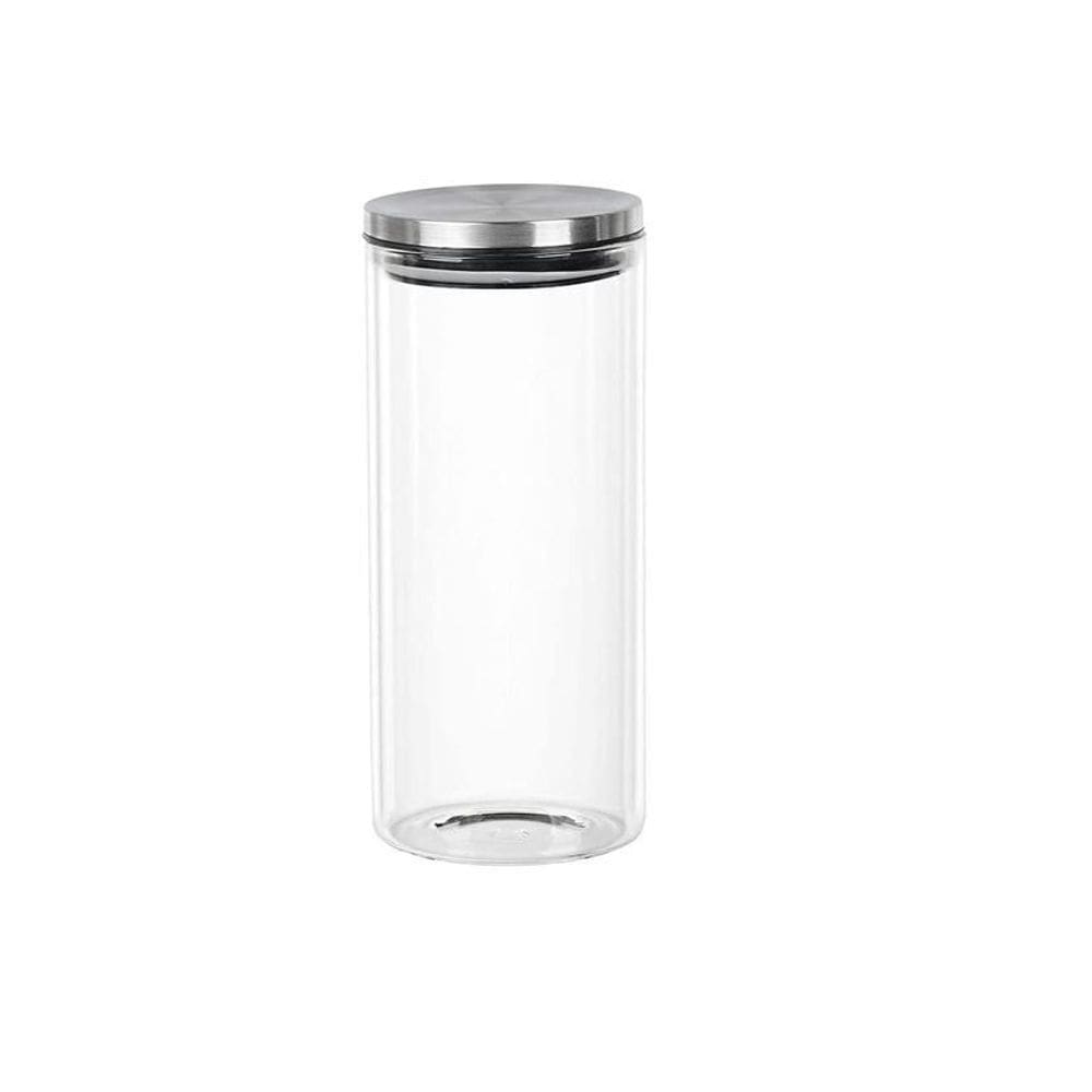 Porta Mantimento Vidro Tampa Metal 1,4L