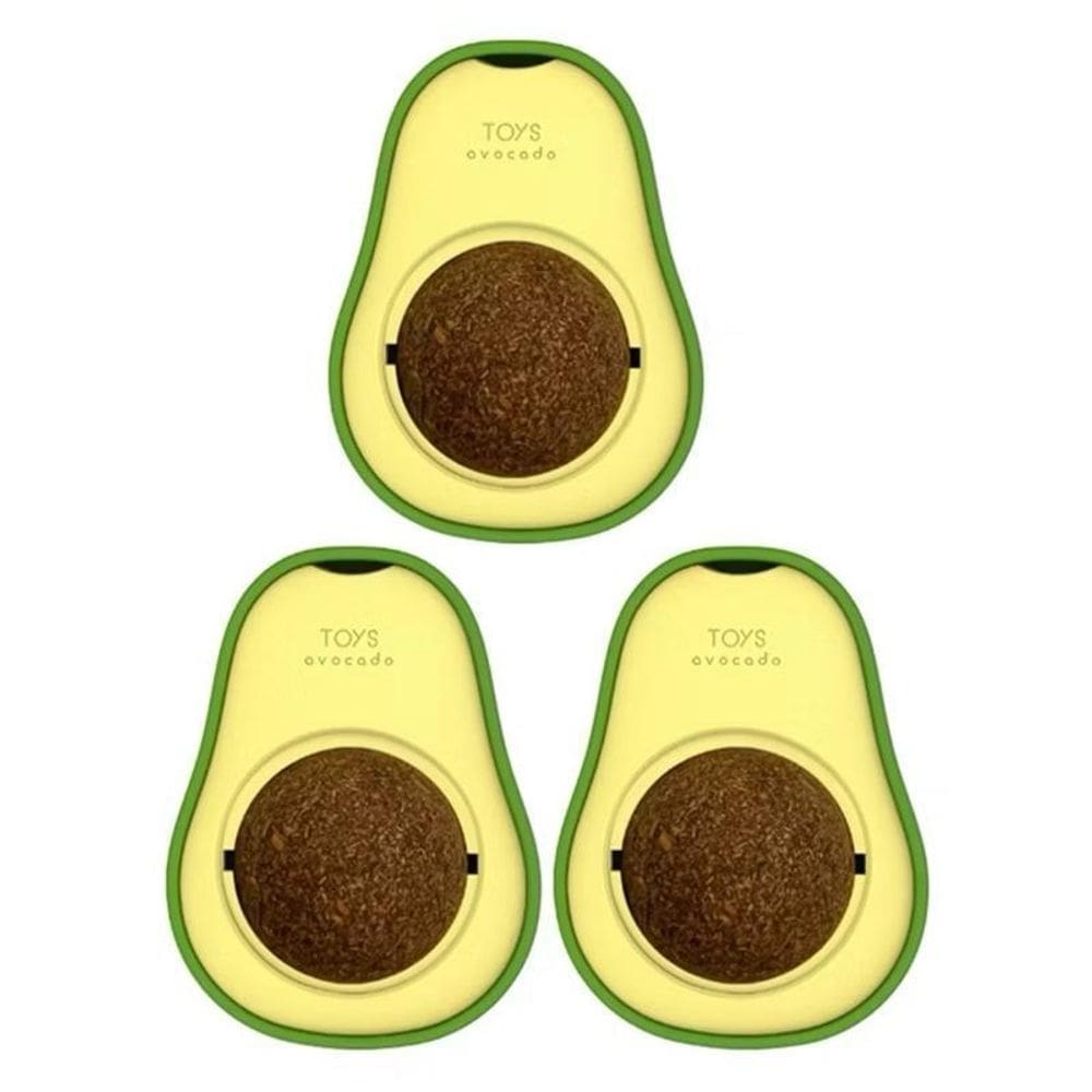 3 Abacate Brinquedo Interativo Gatos Comcatnip Ervas Natural