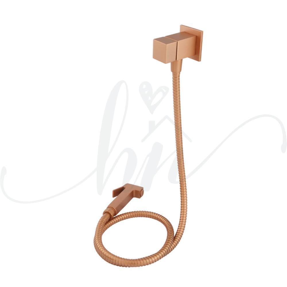 Ducha Higiênica Rose Quadrada Luxo