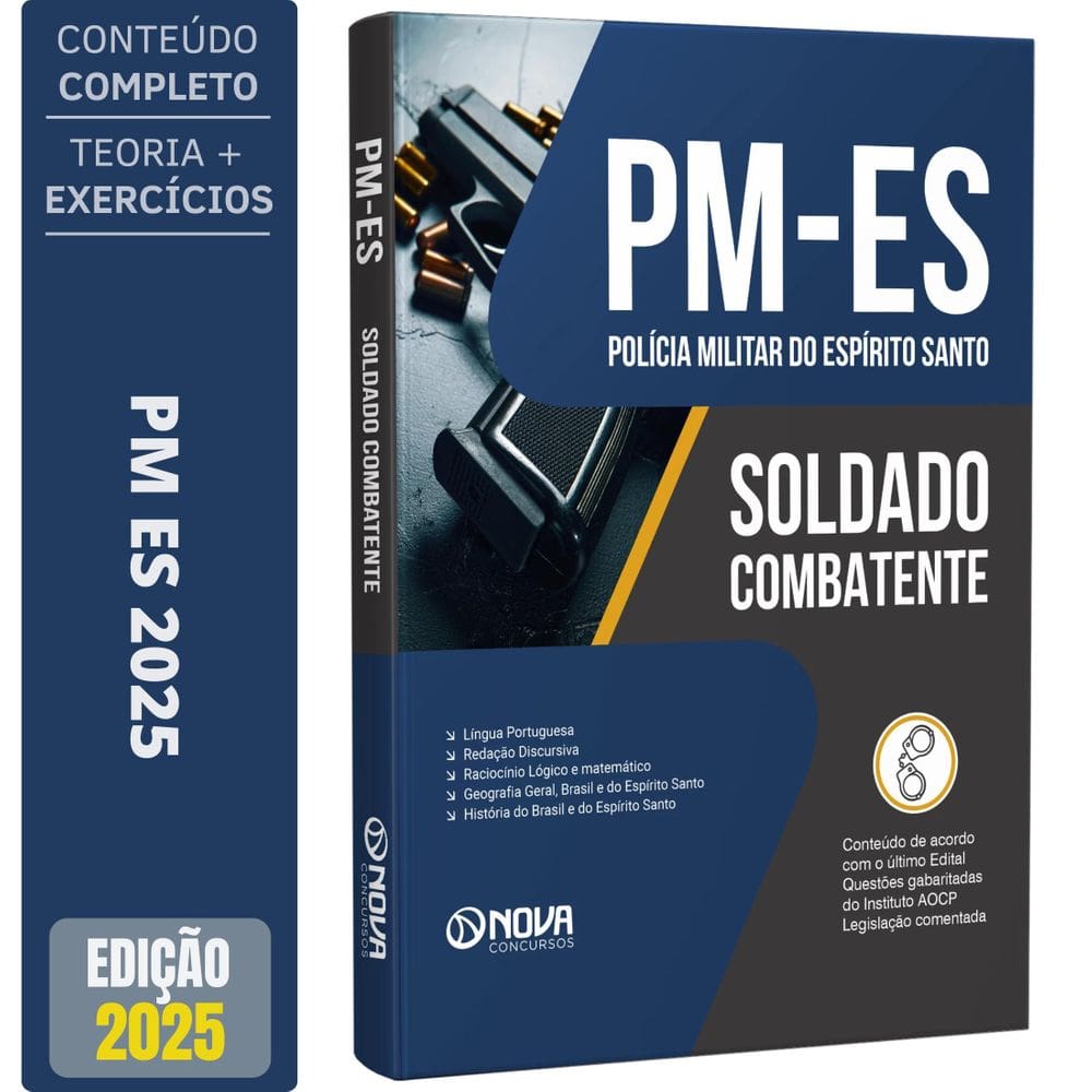 Apostila Pm Es 2025 - Soldado Combatente