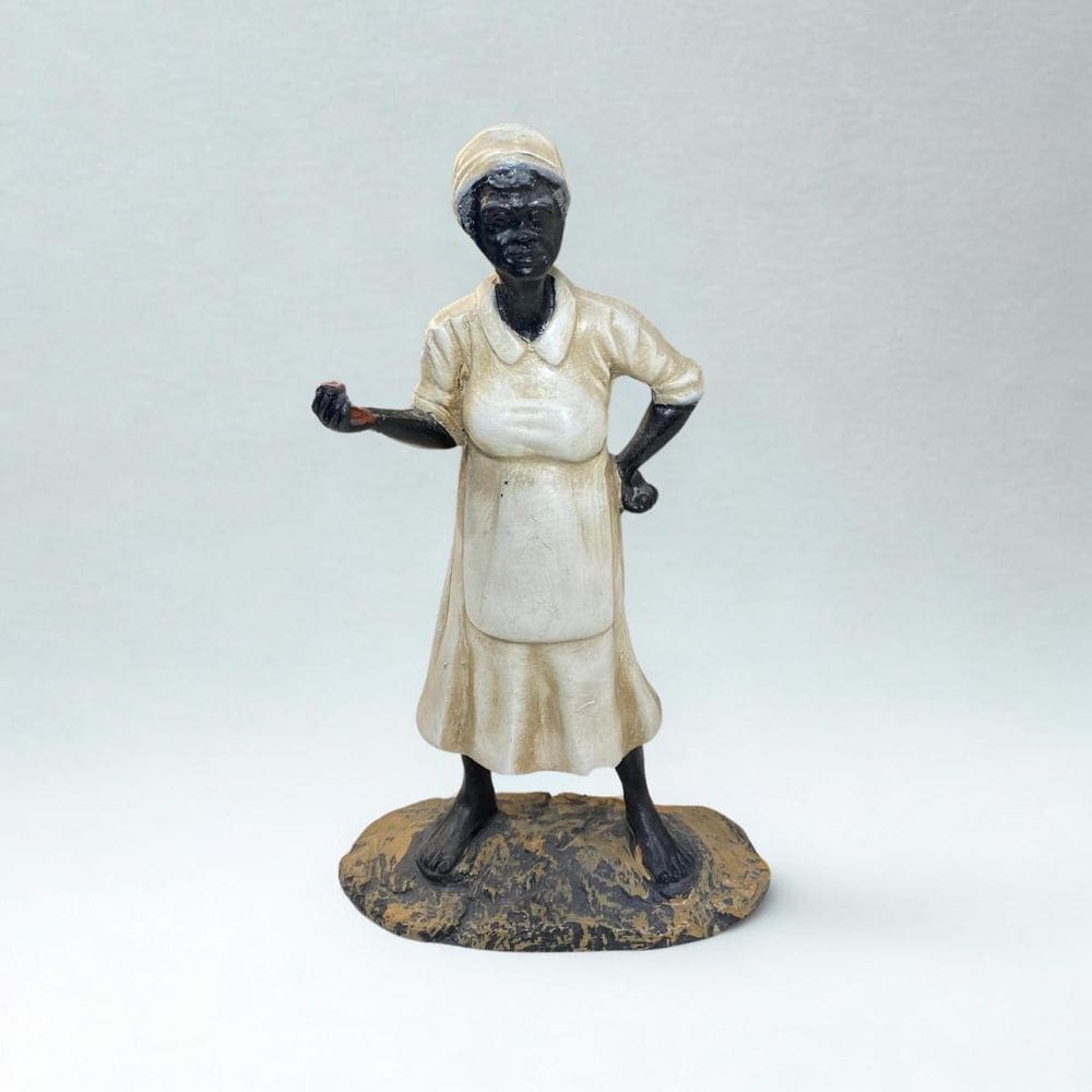 Escultura Preta Velha Dos Conselhos 22 Cm Resina