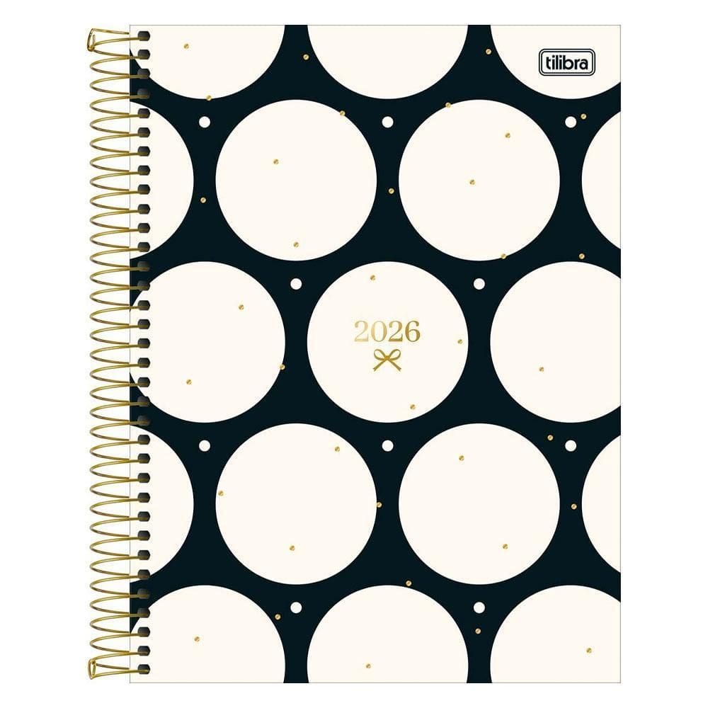 Agenda Diária 2026 Esp M9 West Village Poa Branco Tilibra