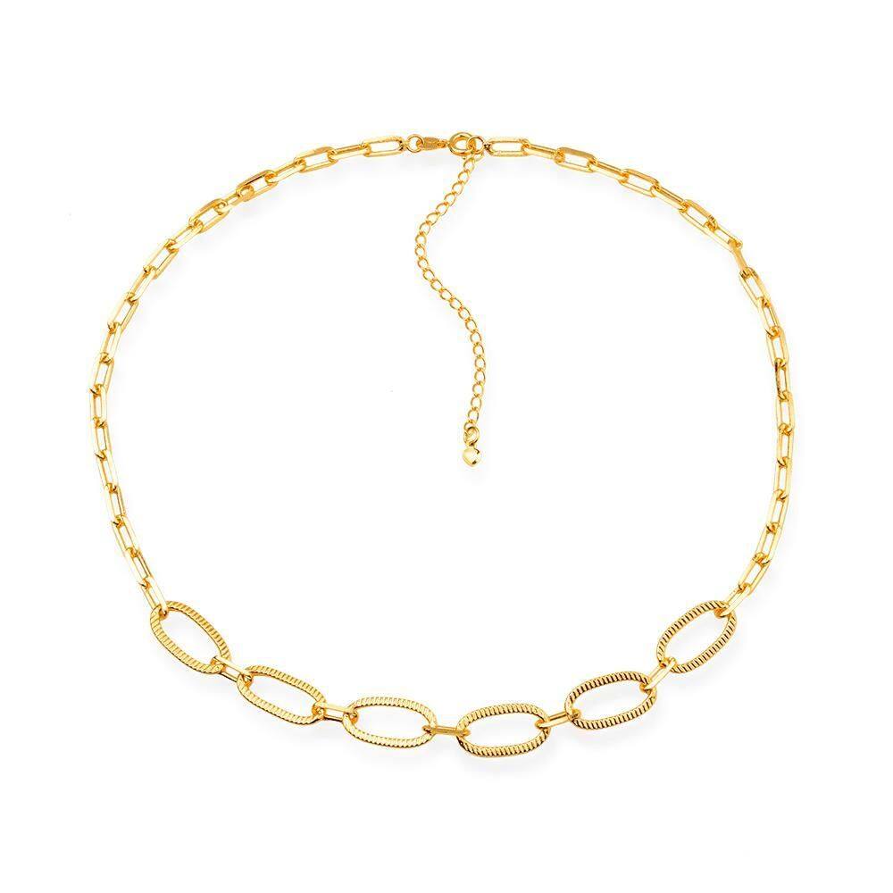 Chocker Dourada Cartier Com Extensor