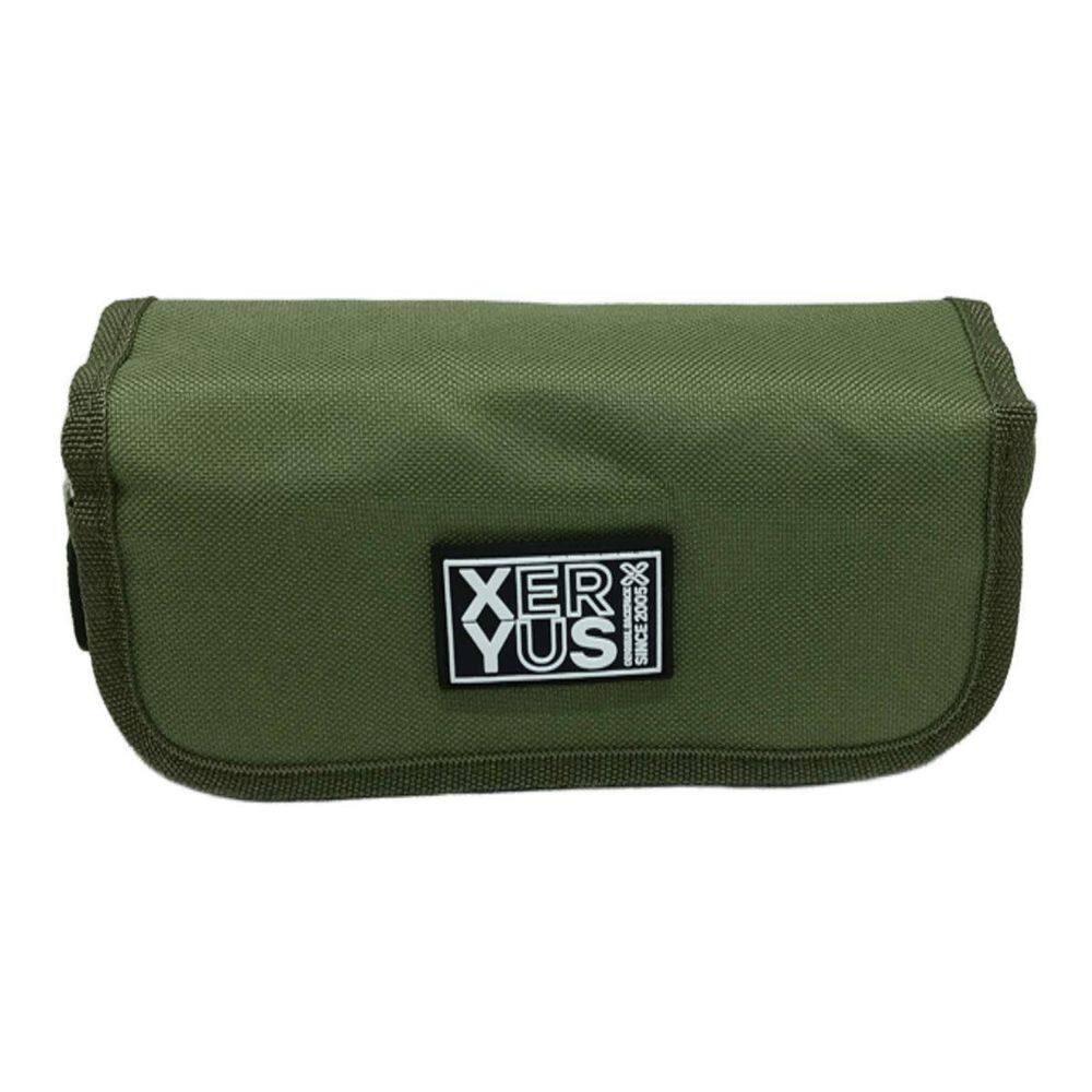 Estojo Duplo Verde Modelo 9 Com AberturaJuvenil