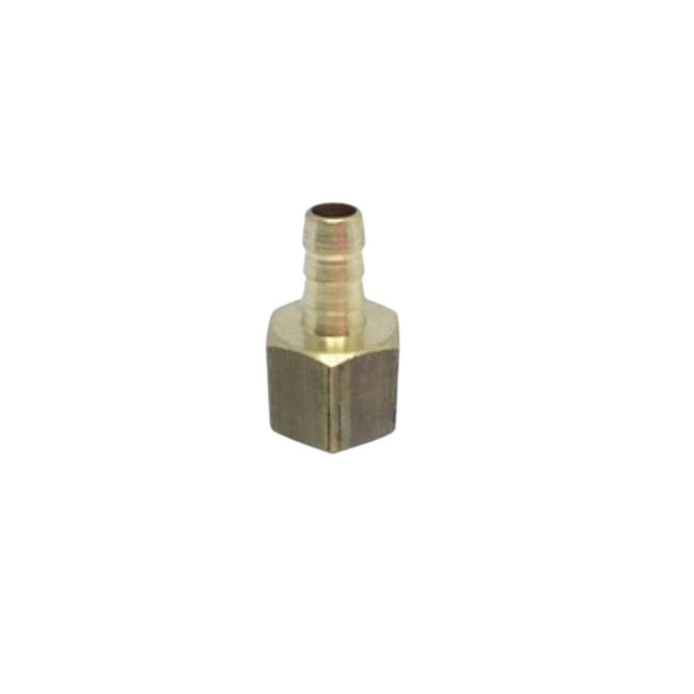 Bico Espigao Latao Amar. 1/2Femea X 3/8Bm Mangueira De Gas