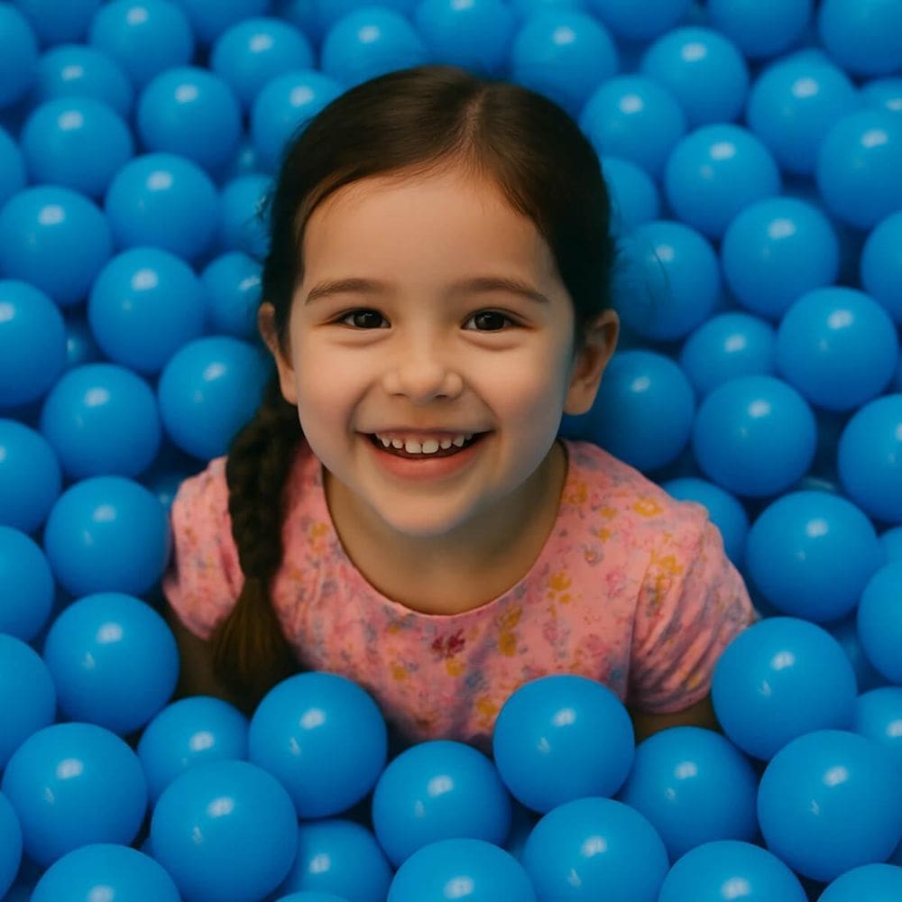 25 Bolinhas De Piscina Azuis Que Não Amassam