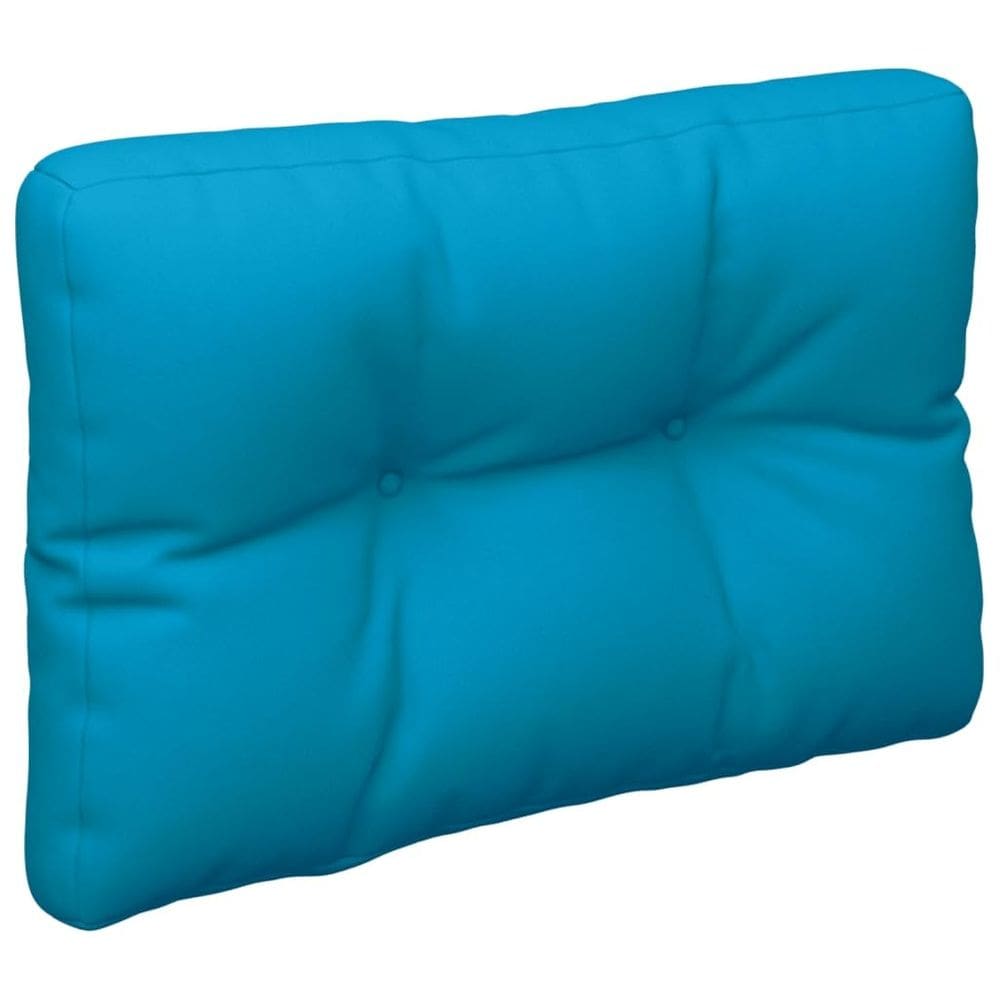 Almofada de paletes VidaXL Tecido de poliéster azul 50x40x12cm
