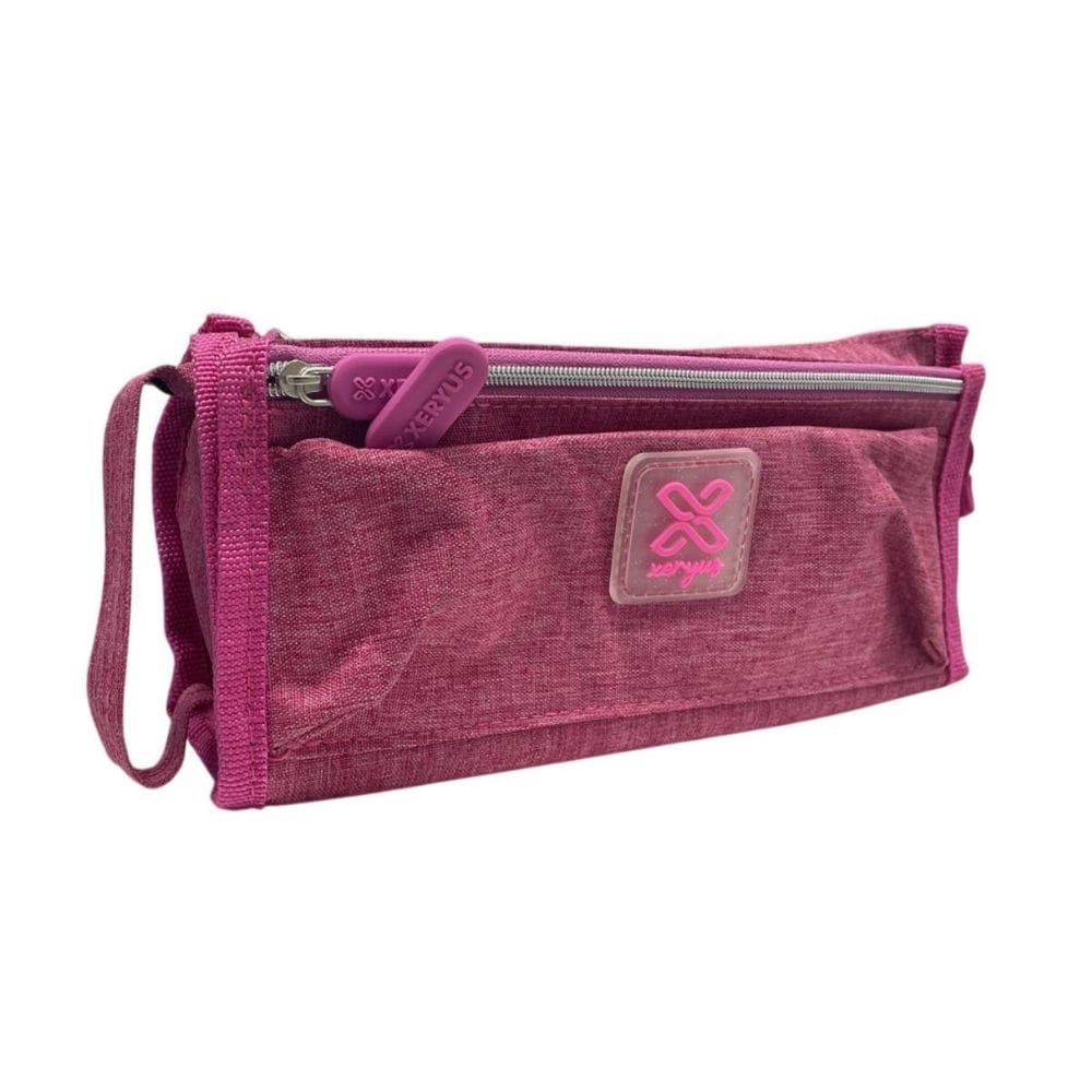 Estojo Escolar Triplo Rosa  Backpack - Xeryus